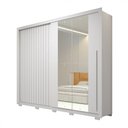 Ver imagem 1 de Guarda Roupa Casal 2 Portas 4 Gavetas com Espelho Romanus Double Lux Caemmun