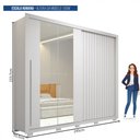 Ver imagem 2 de Guarda Roupa Casal 2 Portas 4 Gavetas com Espelho Romanus Double Lux Caemmun