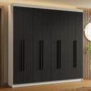Ver imagem 1 de Guarda-Roupa Casal 8 Portas Batentes Saturno Madesa