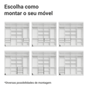 Ver imagem 6 de Guarda-Roupa Casal 8 Portas Batentes Saturno Madesa