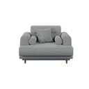 Ver imagem 2 de Poltrona Linho Chumbo Lisboa Tec.2343