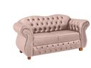 Ver imagem 1 de Namoradeira Chesterfield Merlo 2 Lugares - Suede Rosa Claro / Decoração, recepção, sala tv estar