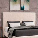 Ver imagem 1 de Cabeceira Almeria Casal Bouclé Off White - Sallar Home