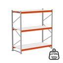 Ver imagem 2 de Mini Porta Pallet Inicial 500kg com 3 Longarinas 2,00 X 1,80 X 0,80 com Bandeja de Madeira - Ultra M