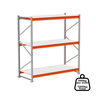 Mini Porta Pallet Inicial 500kg com 3 Longarinas 2,00 X 1,80 X 0,80 com Bandeja de Madeira - Ultra M - 2