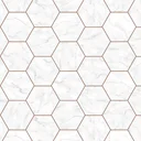 Ver imagem 4 de Papel de Parede Adesivo Geométrico Colmeia Mármore Lavável Fosco 10m