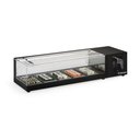 Ver imagem 1 de Vitrine Refrigerada de Bancada sem Bandejas Gvrs150 Gelopar Expositor Preto 220v