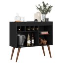 Ver imagem 1 de Aparador Buffet New Odin com Adega Preto – EJ Móveis