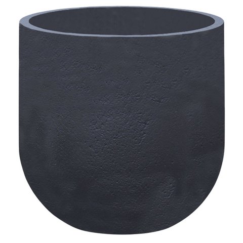 Vaso Cilíndrico Rústico 33 (20l) Cor Grafite Japi