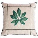 Ver imagem 1 de Capa Almofada Linho Floral Luxo 45x45 - Verde