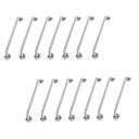 Ver imagem 1 de Alça de Apoio Barra Inox 80cm Kit 14 Unidades Idoso Cadeirante Segurança Banheiro Quarto Corredor