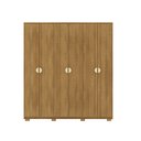 Ver imagem 3 de Armário Guarda Roupa em Mdf Casal 2 M Noronha 6 Portas - Vlr: Nature