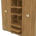 Ver mais imagens de Armário Guarda Roupa em Mdf Casal 2 M Noronha 6 Portas - Vlr: Nature