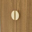 Ver imagem 7 de Armário Guarda Roupa em Mdf Casal 2 M Noronha 6 Portas - Vlr: Nature