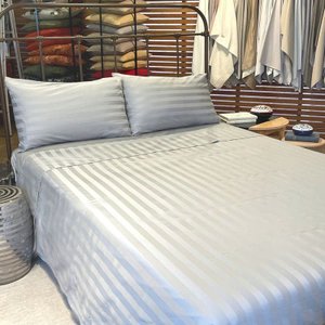 Jogo de Cama Queen 400 Fios: Cinza