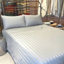 Ver imagem 1 de Jogo de Cama Queen 400 Fios: Cinza