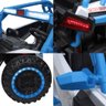 Carro Elétrico Infantil Jipe Off Road 4x4 Utv Compacto Azul com Controle Remoto - 6