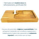 Ver imagem 4 de Suporte para Colocar Taças de Vinho Petisqueira em Madeira