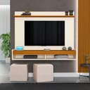 Ver imagem 6 de Conjunto Sala de Estar Painel Home 136cm e Buffet Ripado
