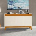 Ver imagem 7 de Conjunto Sala de Estar Painel Home 136cm e Buffet Ripado