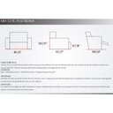 Ver imagem 2 de Poltrona Reclinável p/ Sala MH1216 Slim Two Way Suede Cinza - Herval