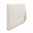 Ver imagem 4 de Cabeceira Moderna Louvre Casal Linho Off White - Sallar Home