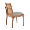 Ver imagem 6 de Kit 8 Cadeiras Decorativa Sala de Jantar Luxo Livia Facto Prata Brilho - Mozzelar