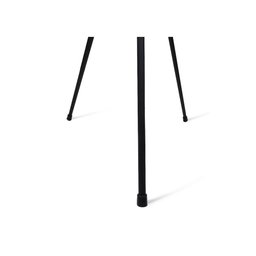 Apoio Sofá Mesinha Lateral 60cm Metal Madeira Tripé Mesa - 3