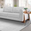 Ver imagem 1 de Apoio Sofá Mesinha Lateral 60cm Metal Madeira Tripé Mesa