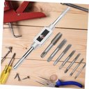 Ver imagem 4 de Jogo Tarracha Macho Cossinete Madeira Aluminio Pente Abre Kit Rosca Completo 8 Peças