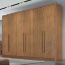 Ver imagem 1 de Guarda Roupa Casal Livorno 6 Portas 6 Gavetas Cumaru 23 – Novo Horizonte
