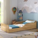Ver imagem 1 de Cama Infantil Montessoriana para Colchão 70x150cm 100% Mdf Suspiro Multimóveis Bb2379 - Madeirado