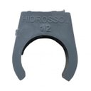 Ver imagem 1 de Kit 50 Abracadeira Pvc Cinza 1/2 Polegada Hidrossol