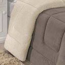 Ver imagem 2 de Coberdrom Robust King Manta Soft Sherpa Lã de Carneiro Pesado Grosso 1 Peça - Cinza