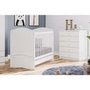 Ver imagem 1 de Quarto de Bebê Completo Bala de Menta 2 Peças (1 Cômoda + 1 Berço) Qi95 Branco - Henn