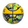 Bola Basquete Spalding Graffiti Amarelo e Verde - 4