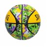Bola Basquete Spalding Graffiti Amarelo e Verde - 3