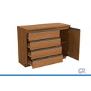 Ver imagem 2 de Buffet Sala Jantar Liga 1 Porta 120cm Canela Kappesberg