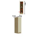 Ver imagem 4 de Armário Aéreo Cozinha 20 Cm Nanda 1 Porta Nature/arenas - Tecno Mobili