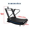 Esteira Curva Ergonomica Inercia Simulador Corrida Caminhada Cardio Academia Musculaçao Fitness Exer - 4