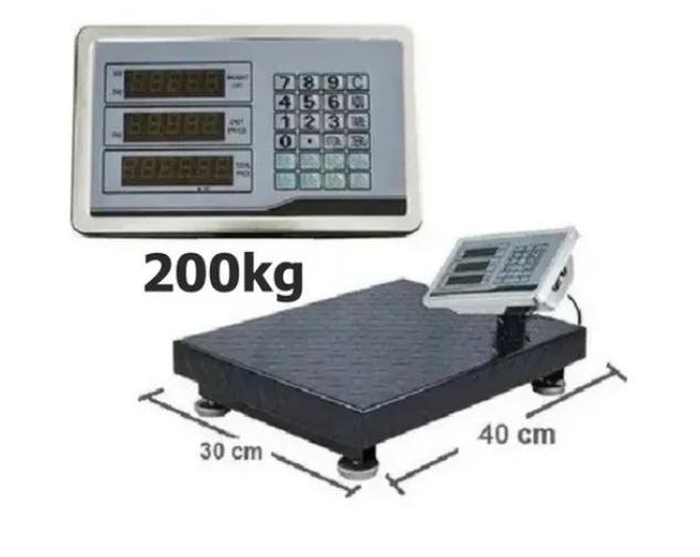 Balança Plataforma 200kg 40x30cm