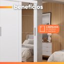 Ver imagem 6 de Guarda Roupas Solteiro com Espelho 2 Portas 2 Gavetas Luci