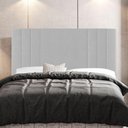 Ver imagem 6 de Cabeceira e Baú Cama Box King Grace 195cm Sintético Branco