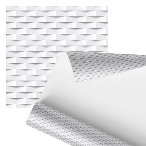 Papel de Parede Adesivo Listrado 3d Relevo Minimalista 2,80m