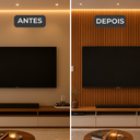 Ver imagem 6 de Painel Ripado 3D Kit 11 Placa Decorativo Parede 2,70m