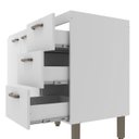 Ver imagem 3 de Balcao para Pia 120cm Firenze Moveis Sul Branco