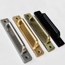 Ver imagem 3 de Puxador Duplo Colonial Porta Correr Madeira Rústico 148mm London Bronze Antigo