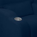 Ver imagem 5 de Poltrona do Papai Reclinável King Confortável com Molas Bouclê - Sofa Store:bouclê Azul Marinho