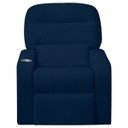 Ver imagem 4 de Poltrona do Papai Reclinável King Confortável com Molas Bouclê - Sofa Store:bouclê Azul Marinho