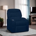 Ver imagem 6 de Poltrona do Papai Reclinável King Confortável com Molas Bouclê - Sofa Store:bouclê Azul Marinho